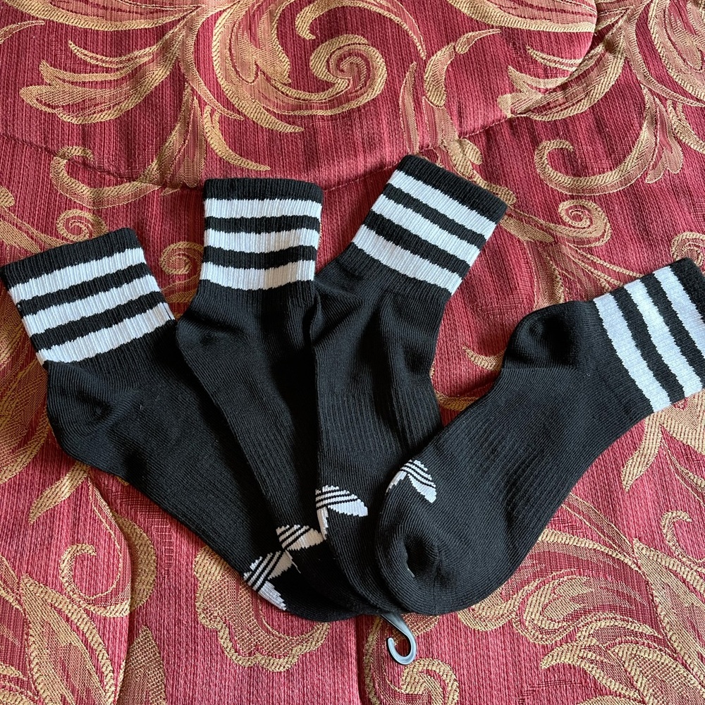 Adidas Striped Socks (never worn)